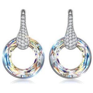 JEWELRY FASHION CREATIVE COLORFUL ZIRCON EARR